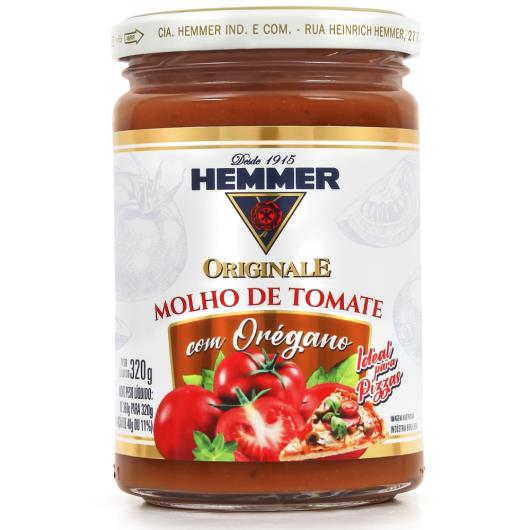 Molho de tomate Hemmer original orégano 320g - Imagem em destaque