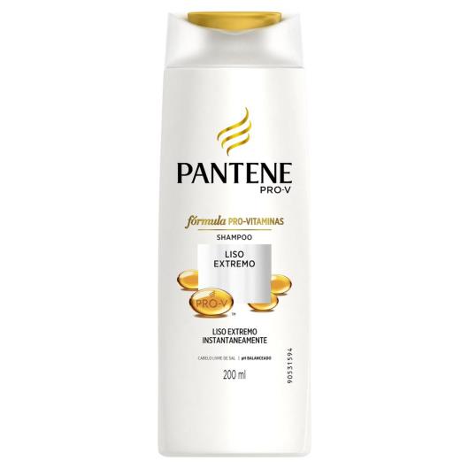 Shampoo Pantene Liso Extremo 200ml - Imagem em destaque