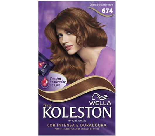 Coloração 674 chocolate acobreado Koleston Wella 1un - Imagem em destaque