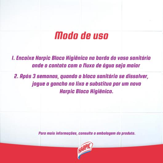 Detergente Sanitário Harpic Bloco Lavanda 1 unidade - Imagem em destaque