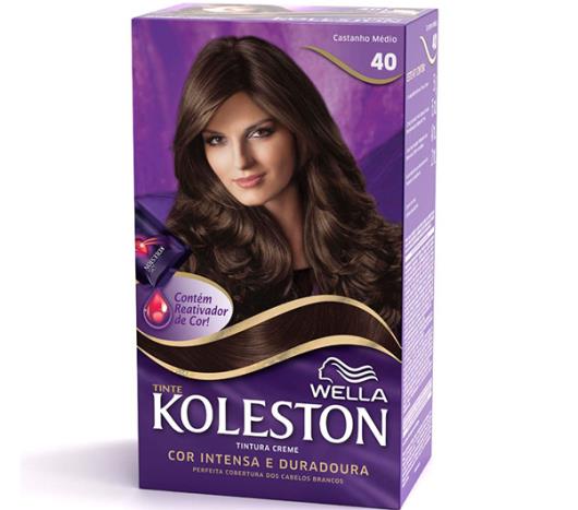 Coloração 40 castanho médio Koleston Wella 1un - Imagem em destaque