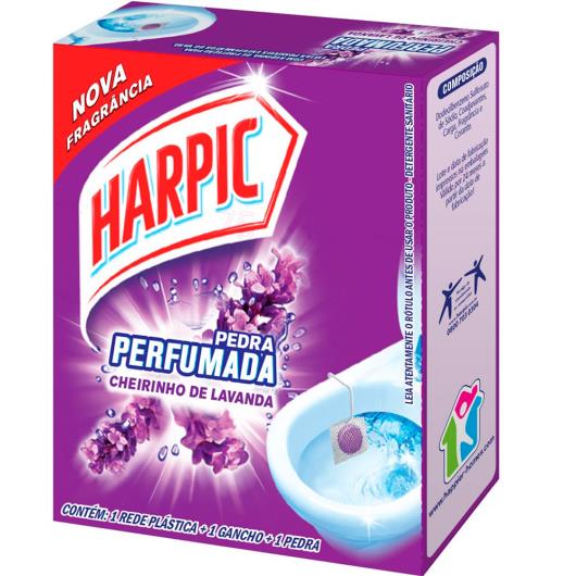 Harpic Limpador e Aromatizador Sanitário Pedra Perfumada Aroma Plus Lavanda 25g - Imagem em destaque