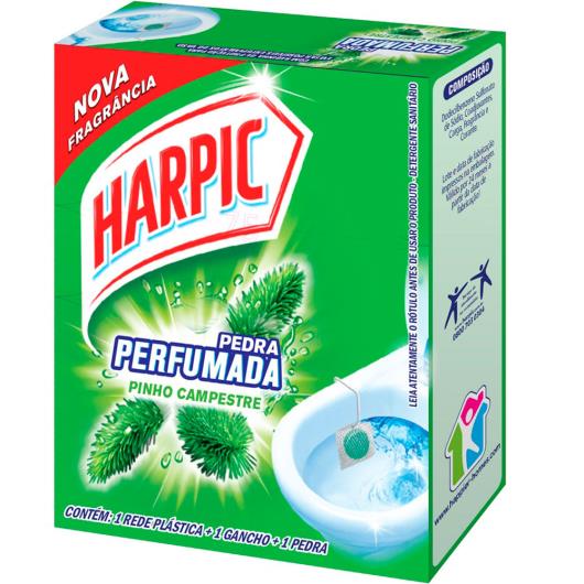 Harpic Limpador e Aromatizador Sanitário Pedra Perfumada Aroma Plus Pinho 25g - Imagem em destaque
