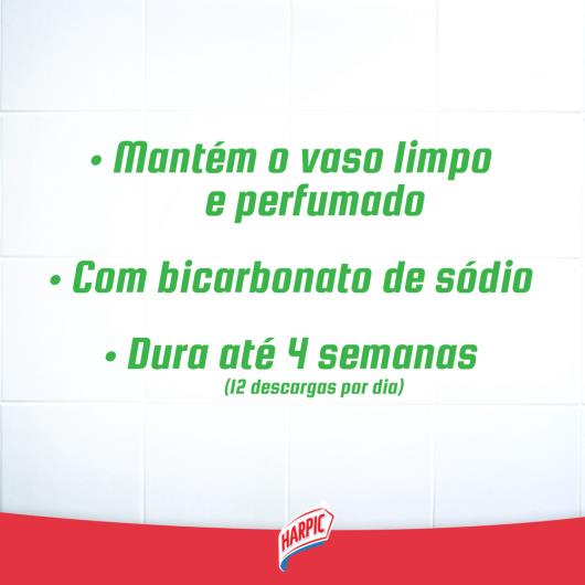 Harpic Limpador e Aromatizador Sanitário Pedra Perfumada Aroma Plus Pinho 25g - Imagem em destaque