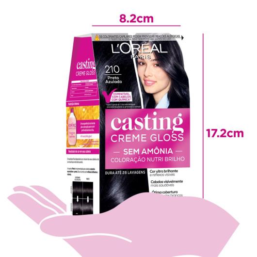 Coloração Casting creme gloss 210 preto azulado - Imagem em destaque