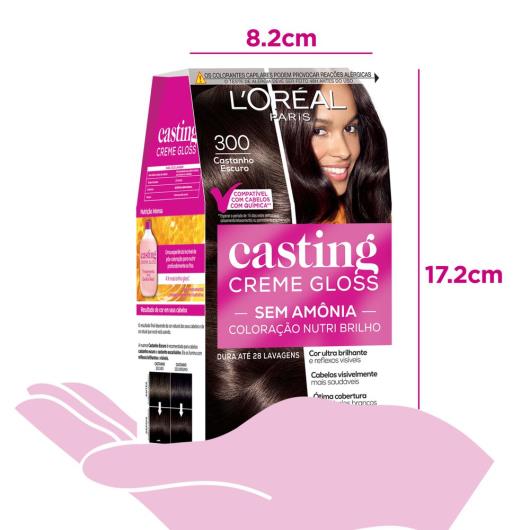 Coloração Casting creme gloss 300 castanho escuro - Imagem em destaque