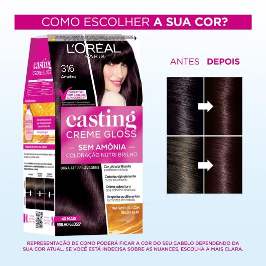 Coloração L´oréal Paris Casting Creme Gloss 316 Ameixa - Imagem em destaque