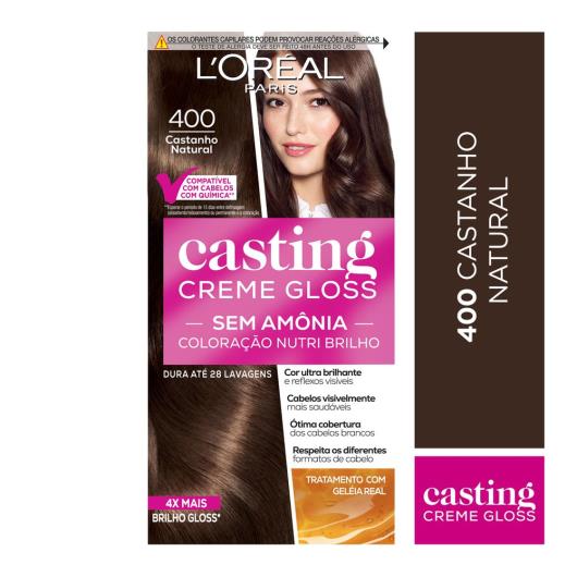 Coloração Casting creme gloss 400 castanho natural - Imagem em destaque