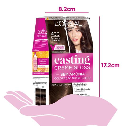 Coloração Casting creme gloss 400 castanho natural - Imagem em destaque