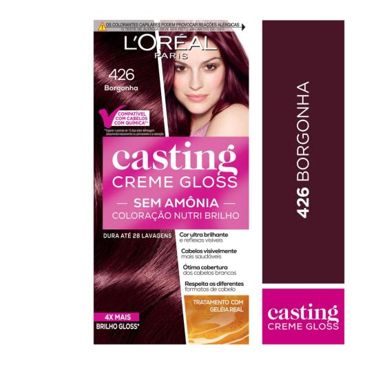 Coloração Casting Creme Gloss   L'oréal Paris 426 Borgonha - Imagem em destaque