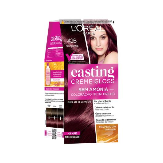 Coloração Casting Creme Gloss   L'oréal Paris 426 Borgonha - Imagem em destaque