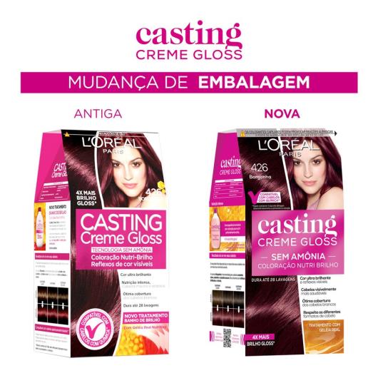 Coloração Casting Creme Gloss   L'oréal Paris 426 Borgonha - Imagem em destaque