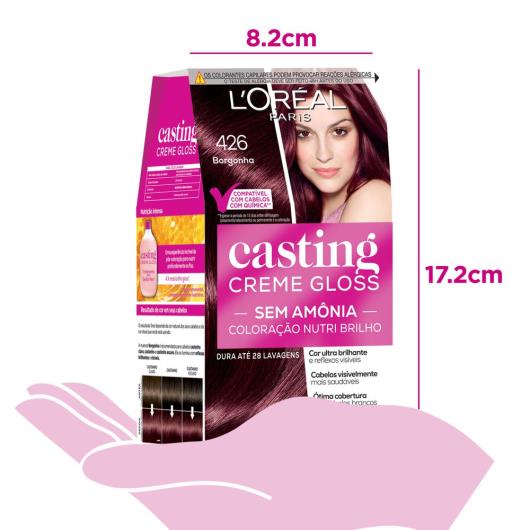 Coloração Casting Creme Gloss   L'oréal Paris 426 Borgonha - Imagem em destaque