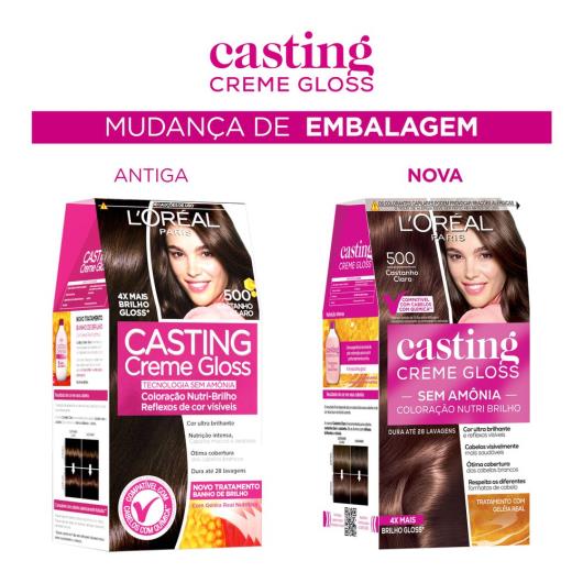 Coloração Casting creme gloss 500 castanho claro - Imagem em destaque