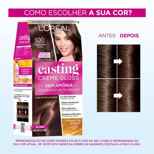 Coloração Casting creme gloss 500 castanho claro - Imagem em destaque