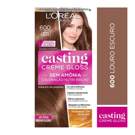 Coloração Casting creme gloss 600 loiro escova - Imagem em destaque