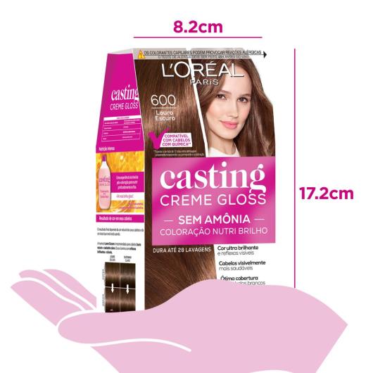 Coloração Casting creme gloss 600 loiro escova - Imagem em destaque