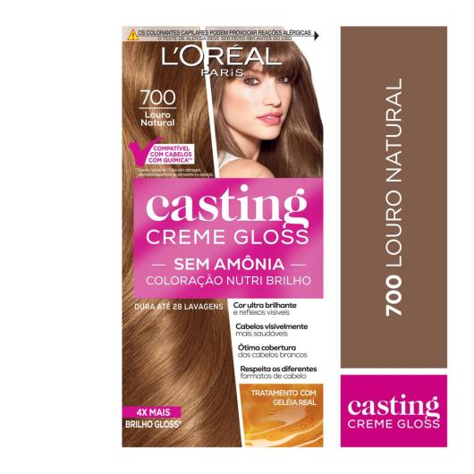 Coloração Casting creme  gloss 700 loiro natural - Imagem em destaque