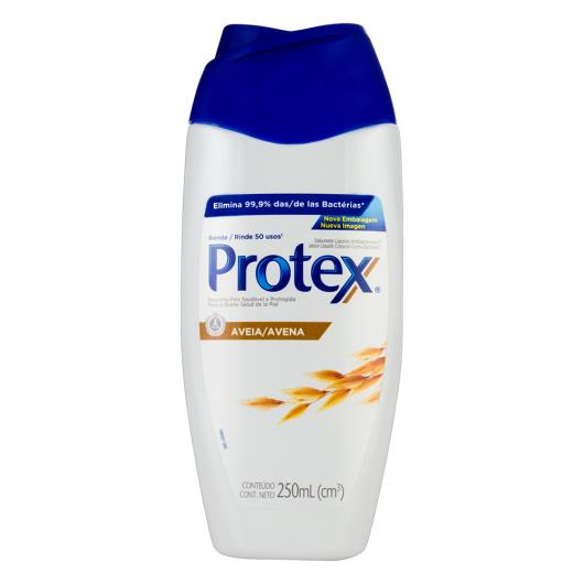 Sabonete Líquido Antibacteriano Aveia Protex Frasco 250ml - Imagem em destaque