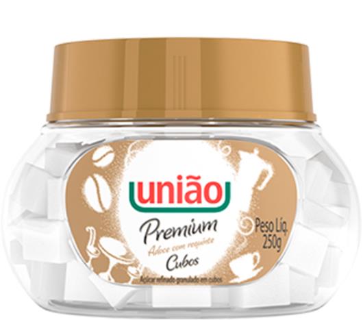 Açúcar União refinado granulado cubos premium 250g - Imagem em destaque