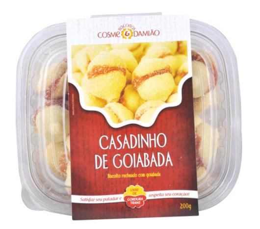 Biscoito casadinho de goiaba Cosme e Damião 200g - Imagem em destaque