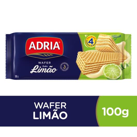 Biscoito Adria Wafer Limão 100g - Imagem em destaque