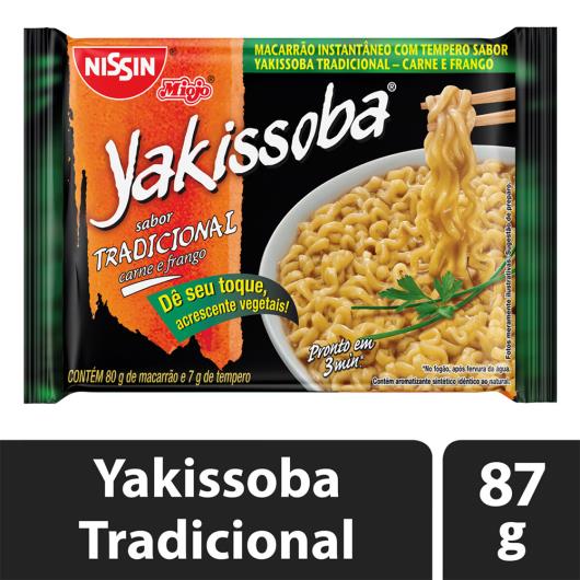 Macarrão Instantâneo Yakissoba Tradicional Nissin Miojo Pacote 87g - Imagem em destaque