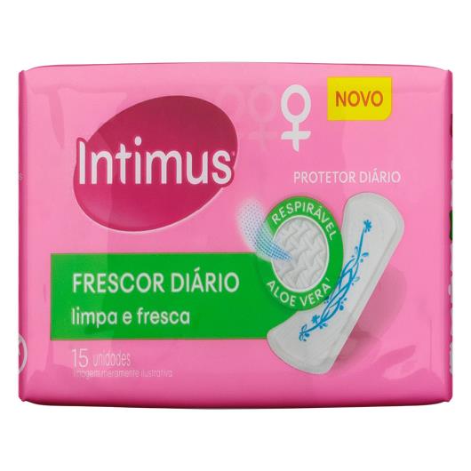 Protetor Diário sem Abas Intimus Frescor Diário Pacote 15 Unidades - Imagem em destaque