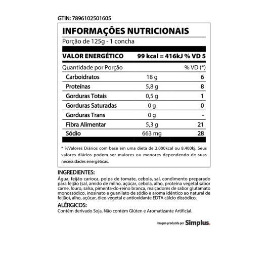 Feijão pronto carioca QueroTp 340g - Imagem em destaque