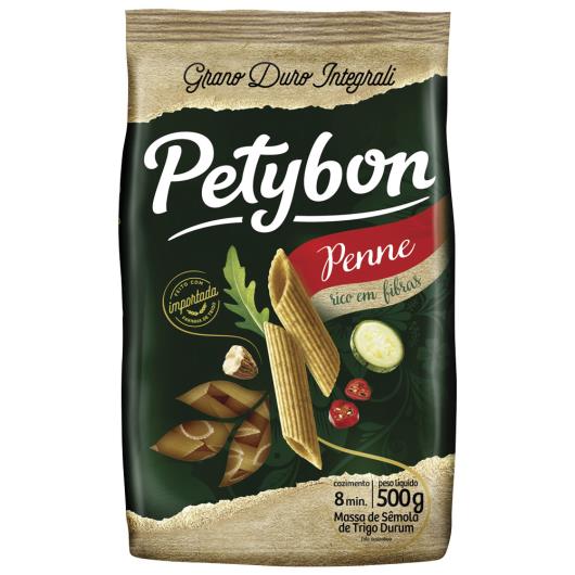 Macarrão grano duro penne integral Petybon 500g - Imagem em destaque