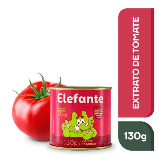 Extrato de tomate Elefante lata 130g - Imagem em destaque