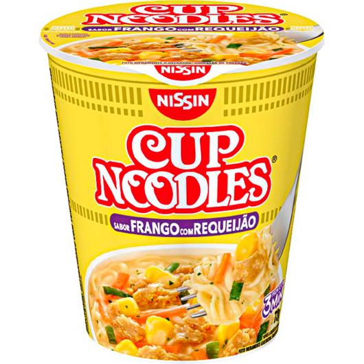 Macarrão instantâneo  sabor frango com requeijão Cup Noodles 68g - Imagem em destaque