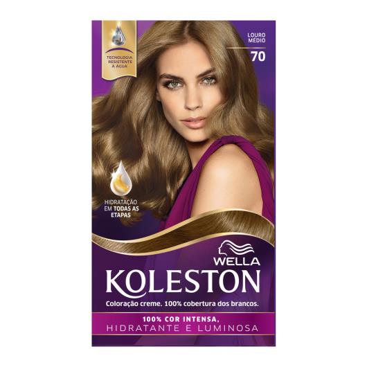 Coloração 70 louro médio Koleston Wella 1un - Imagem em destaque