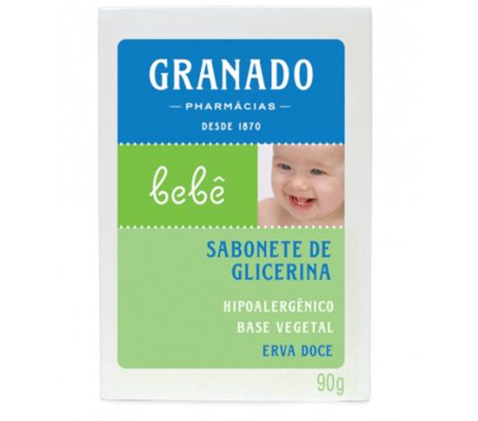 Sabonete Granado bebê glicerinado erva doce 90g - Imagem em destaque