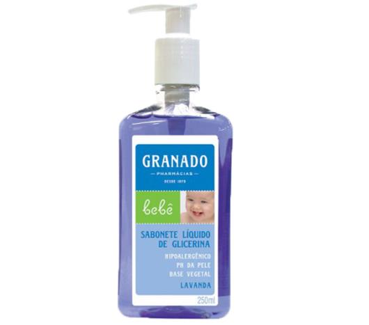 Sabonete líquido bebê glicerinado lavanda Granado 250ml - Imagem em destaque
