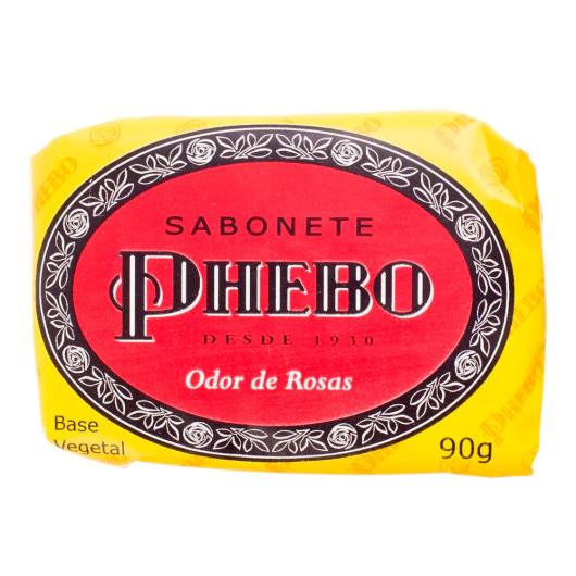 Sabonete Phebo de glicerina odor de rosas 90g - Imagem em destaque
