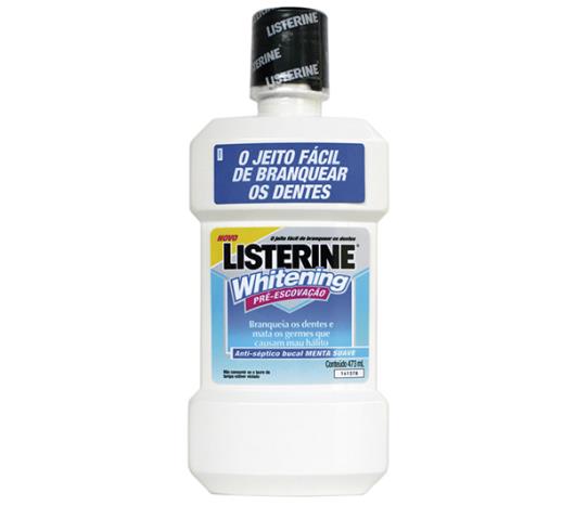 Anti-séptico Listerini pré-escovação whitining 473ml - Imagem em destaque