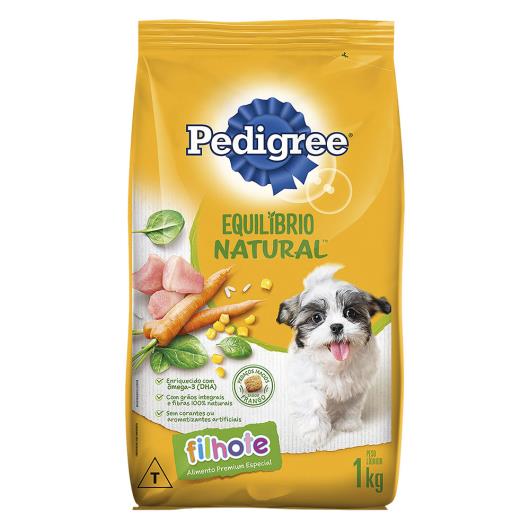 Alimento para Cães Filhotes Frango Pedigree Equilíbrio Natural Pacote 1kg - Imagem em destaque