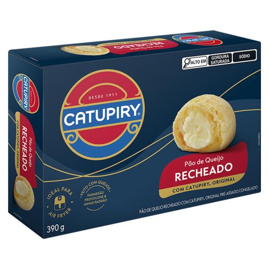 Pão de Queijo Recheado Catupiry Original 390g - Imagem em destaque