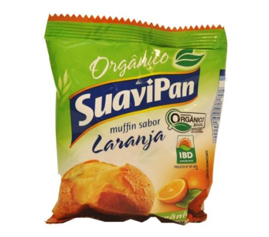 Muffin orgânico sabor laranja Suavipan 40g - Imagem em destaque