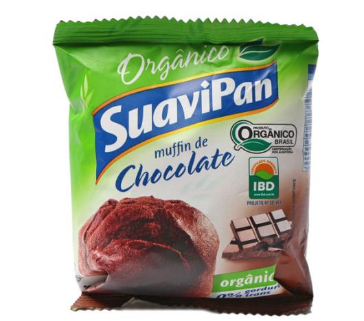 Muffin orgânico sabor chocolate Suavipan 40g - Imagem em destaque