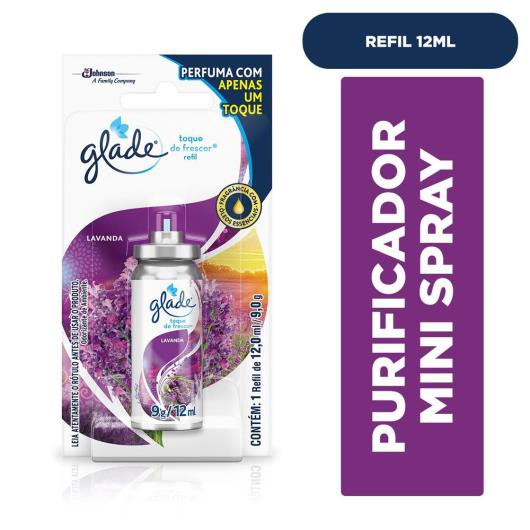 Desodorizador Glade Toque de Frescor Refil Lavanda 12ml - Imagem em destaque