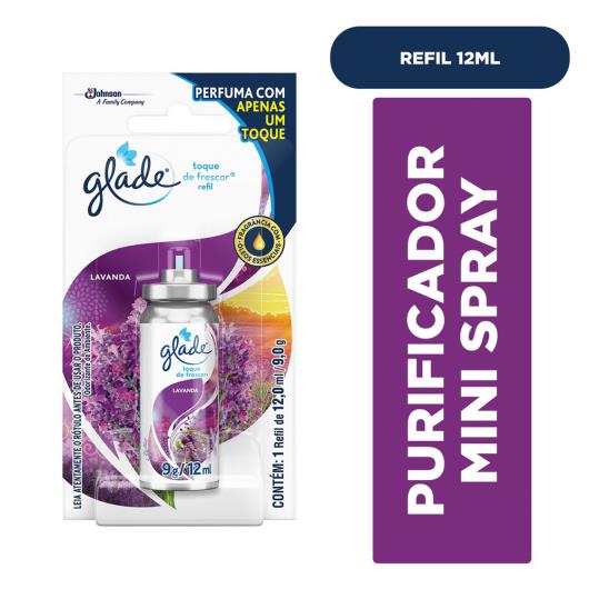 Desodorizador Glade Toque de Frescor Refil Lavanda 12ml - Imagem em destaque