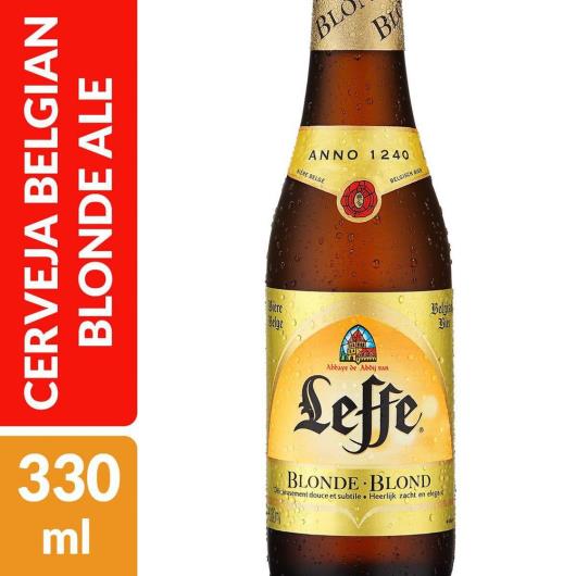 Cerveja Leffe Blonde 330ml Long Neck - Imagem em destaque