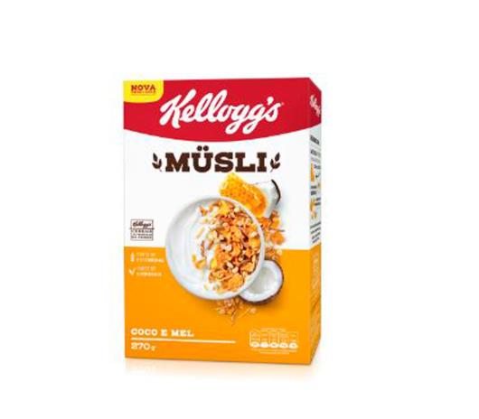 Granola Kellogg's Musli Coco e Mel 270g - Imagem em destaque