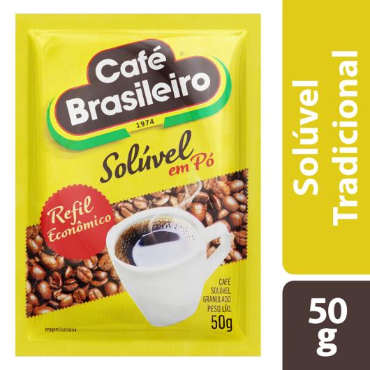 Café Solúvel Brasileiro Moido 50g Sachet - Imagem em destaque