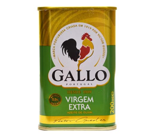 Azeite de oliva extra virgem Gallo lata 200ml - Imagem em destaque