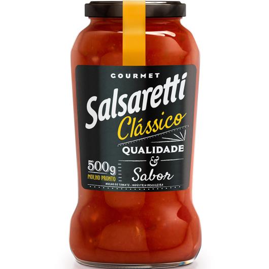 Molho de tomate clássico Salsaretti vidro 500g - Imagem em destaque