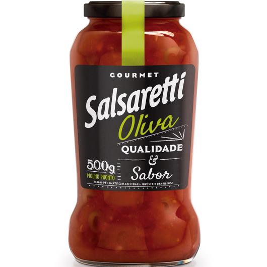 Molho de tomate com oliva Salsaretti vidro 500g - Imagem em destaque