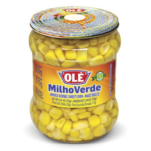 Milho verde Olé em conserva vidro 200g - Imagem em destaque